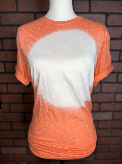 Gildan Orange Bleach Blank Tee Gildan Orange Bleach Blank Tee