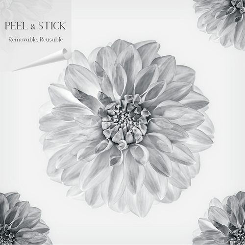 Flora Vinyl Canvas Peel & Stick Wallpaper Panel - S002076B002498P000306V007