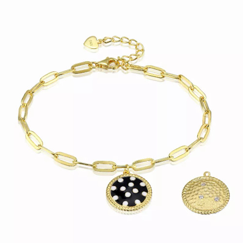Polka Dot Charm Bracelet