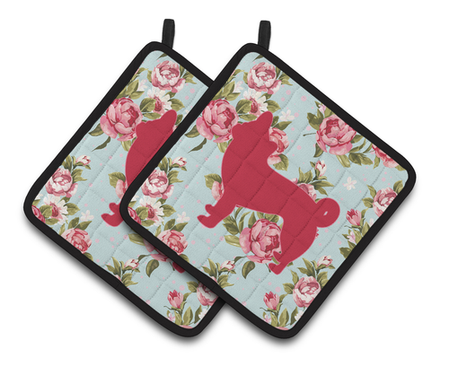 Dog Artwork Pair of Pot Holders - S000213B001695P068651V047