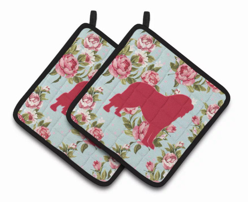 Dog Artwork Pair of Pot Holders - S000213B001695P068651V055