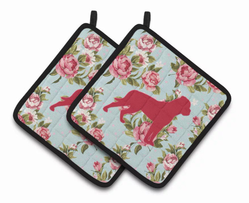 Dog Artwork Pair of Pot Holders - S000213B001695P068651V061