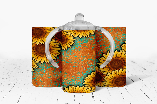 Fall Sunflowers Insulated Kids Dual Lid Sippy Cup Tumbler - 339513816