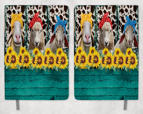 Sassy Sheep Printed 8 Inch  A-5 Journal