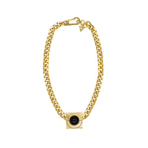 Iconic Moon Necklace in Gold - DIPHDA85