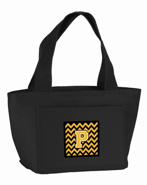 Monogram Letter Chevron Lunch Bag - CJ1053-PBK-8808