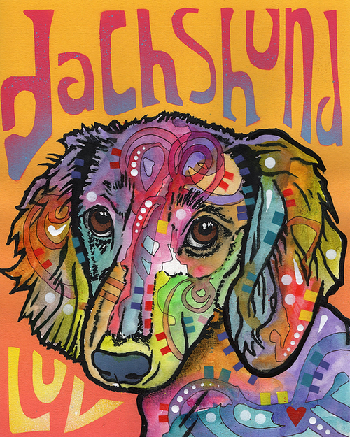 Dachshund Longhair - Best of Breed Dean Russo House and Garden Flags