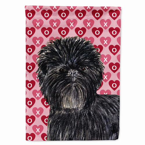 Hearts Love and Valentine's Day Dog Portrait Flag Garden Size - SS4511GF
