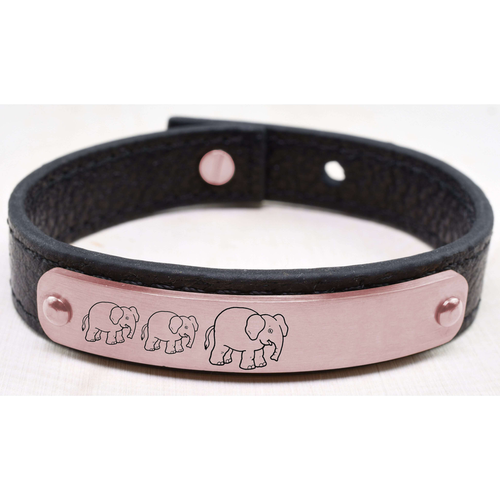 Genuine Mama Leather Bracelet By Pink Box - S001536B002521P001260V041