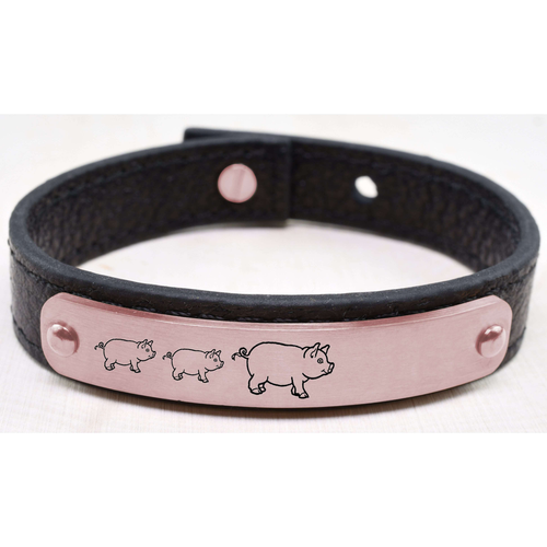 Genuine Mama Leather Bracelet By Pink Box - S001536B002521P001260V044