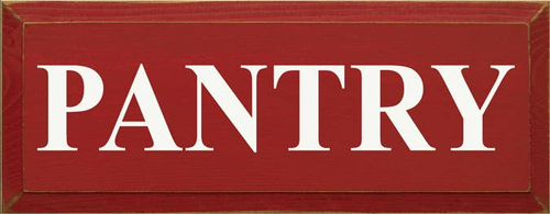 Pantry Wood Sign - S002084B002469P000049V005