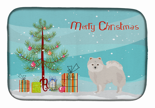 Dog Breed/Merry Christmas art Dish Drying Mat - CK3463DDM