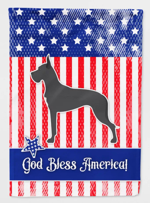 USA Patriotic Dog Breed Themed Flag Canvas - BB3375CHF