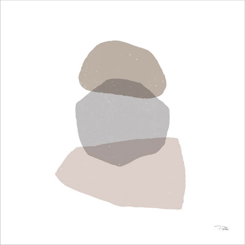 Pieces by Pieces Neutral II by Pela, Framed Art