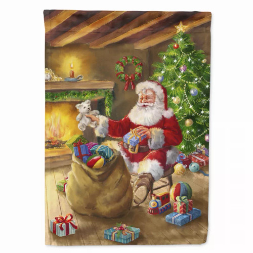 Christmas Themed Art  Flag Canvas - APH5793CHF