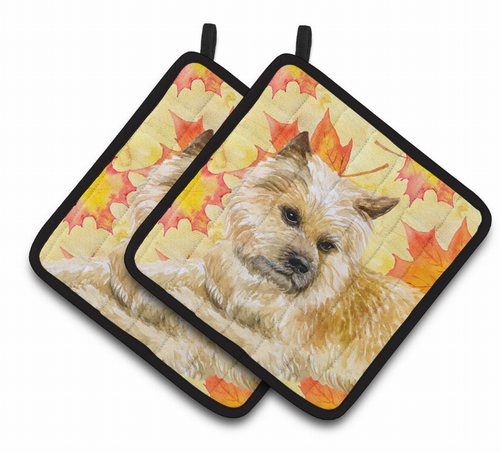 Dog Art Seasonal Pair of Pot Holders - BB9951PTHD