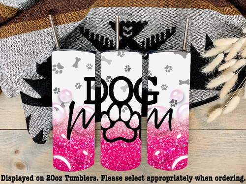 Dog Mom Steel Tumbler