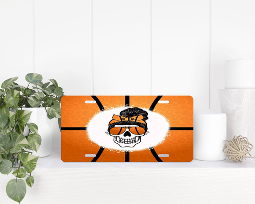 Basketball Skull License Plate Basketball Skull License Plate