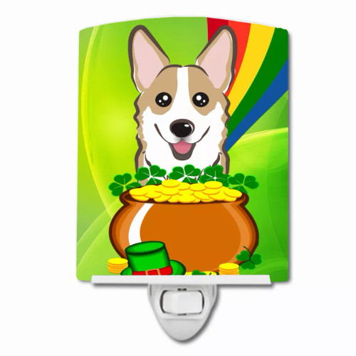 St. Patrick's Day Design with Dog Ceramic Night Light - S000213B001695P099328V000