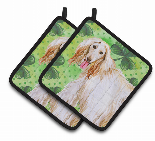 Dog Art Seasonal Pair of Pot Holders - BB9876PTHD