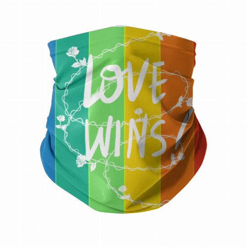 Love Wins Sublimation Neck Gaiter - SUB-GAIT1-XSS-2 Love Wins Sublimation Neck Gaiter - SUB-GAIT1-XSS-2