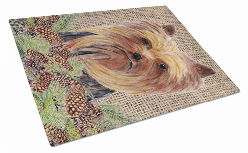 Dog Art Glass Cutting Board Large - S000213B001695P021426V034