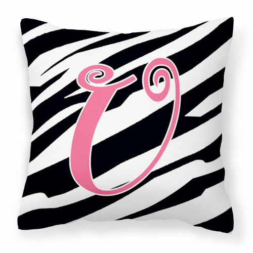 Monogram Letter Fabric Decorative Pillow - CJ1037-UPW1414