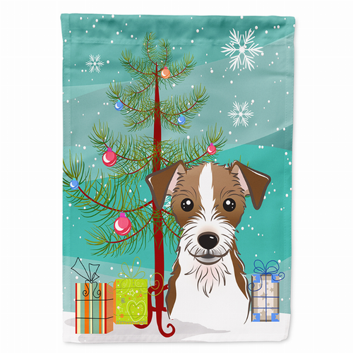 Christmas Tree/Dog  Breed Flag Canvas - BB1574CHF
