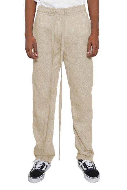 Cotton Fleece Toggle Sweats - WF104-OATMEAL-S