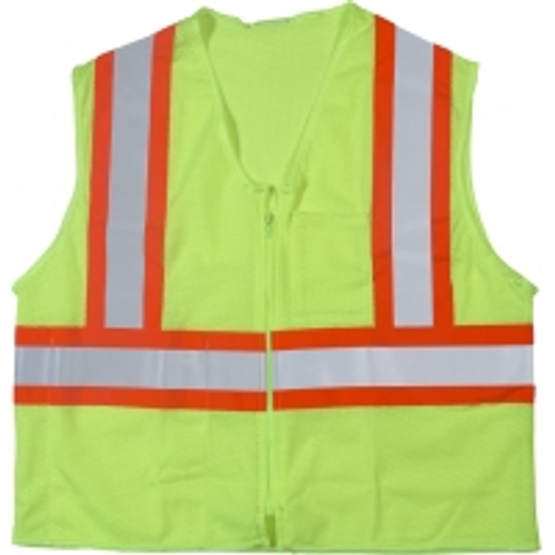 High Visibility ANSI Class 2 Safety Vest