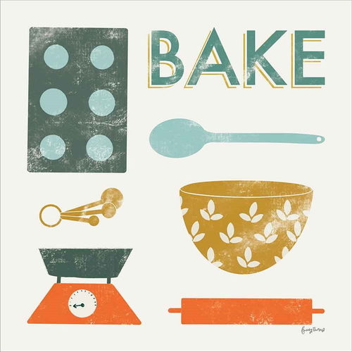 Retro Kitchen II by Becky Thorns, Canvas Art - C1079485-0120000-YCEAAMA