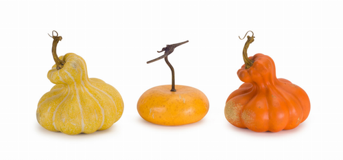 Pumpkin (Set of 3) 6.5"-8"H Polyfoam