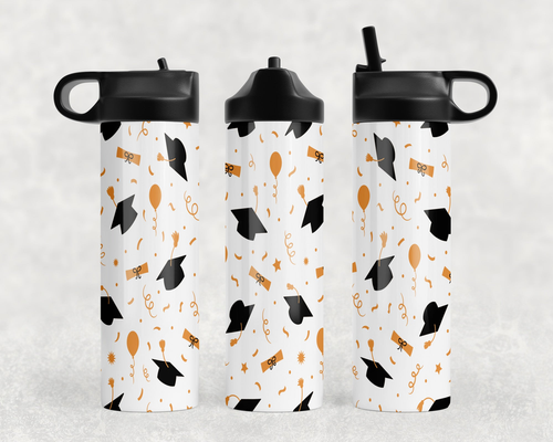 Graduation Steel Water Bottle