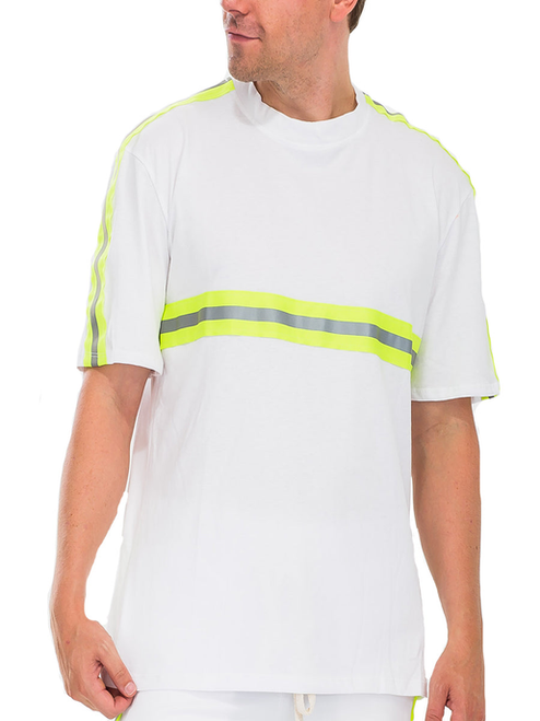 Element Reflective Tee - WT8548-WHITELIME-2X