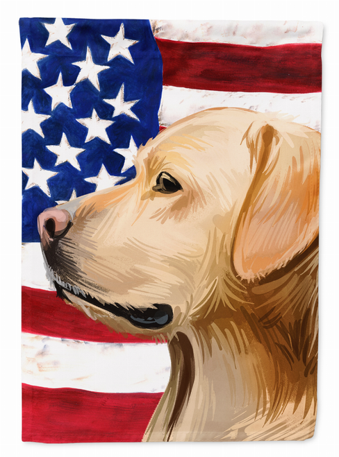 American Flag with Dog Artwork Flag Garden Size - CK6600GF