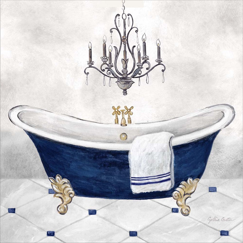 Navy Blue Bath II by Cynthia Coulter, Framed Wall Art