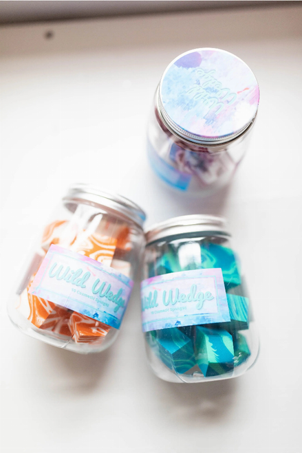 Tie-Dye Wonder Wedge Makeup Sponge Jar