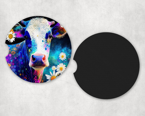 Cow - Car Coaster Set