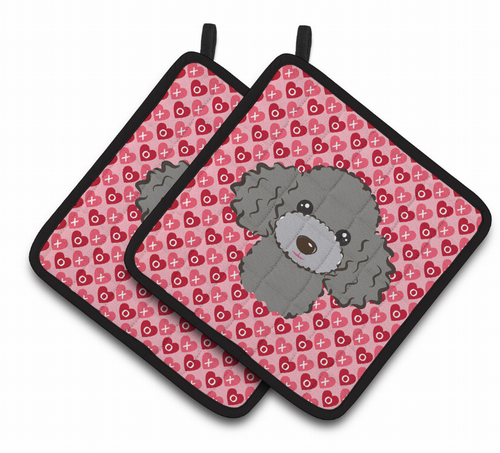 Dog XOXO Pair of Pot Holders - BB5329PTHD
