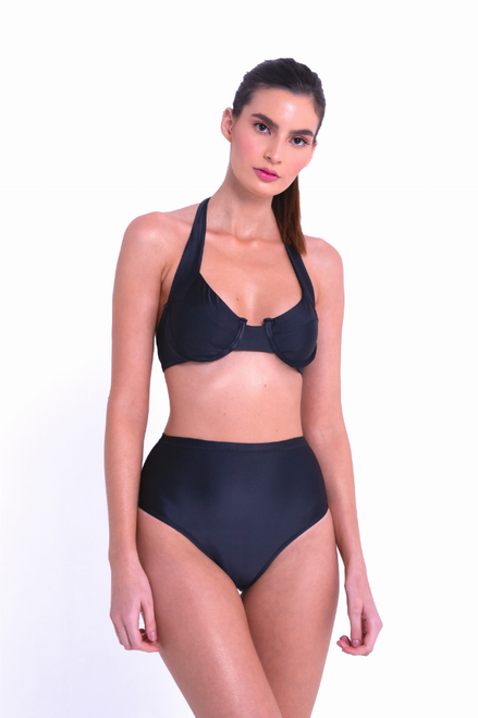 Minimal High Waisted Bikini Bottom - P3223S-2