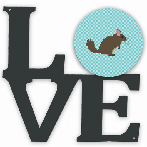 Animal Profile Artwork Metal LOVE Wall Decor - BB8049WALV