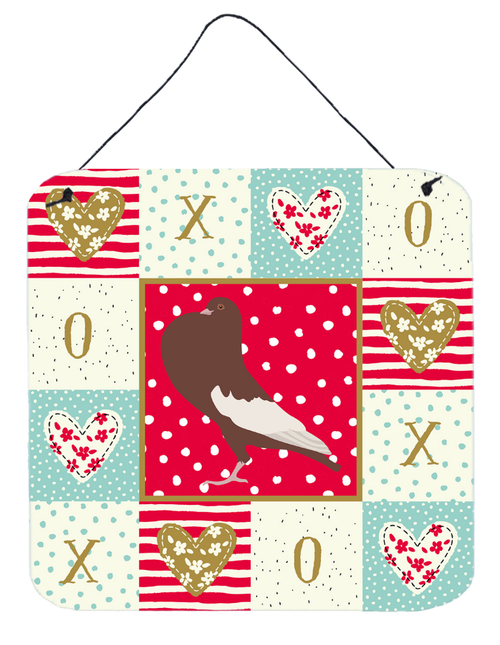English Pouter Pigeon Love Wall or Door Hanging Prints