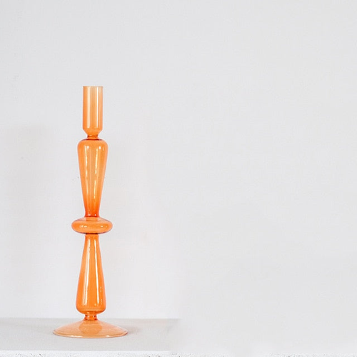 Glass Candlesticks - 33064910cclear Glass Candlesticks - 33064910cclear