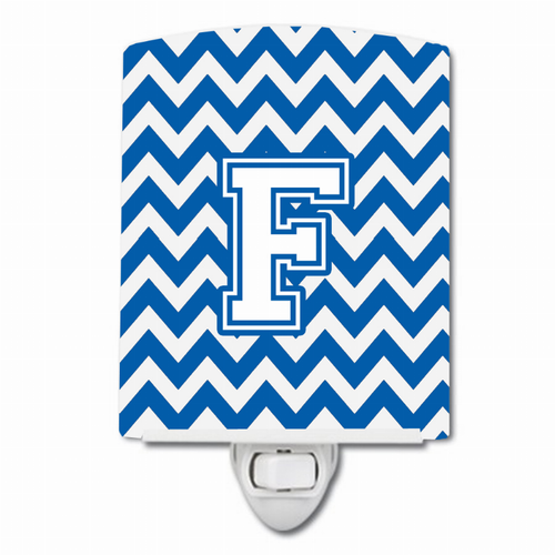 Letter Chevron Ceramic Night Light - CJ1045-FCNL