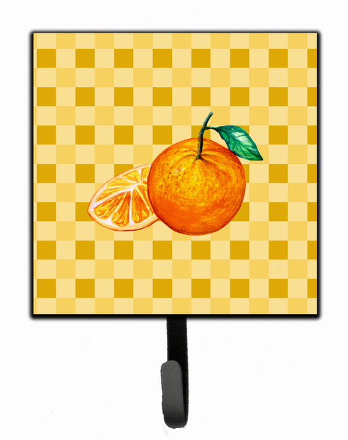 Oranges and Slice on Basketweave Basketweave / Food Themed Leash or Key Holder