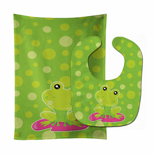 Animal Baby Bib & Burp Cloth - BB7098STBU