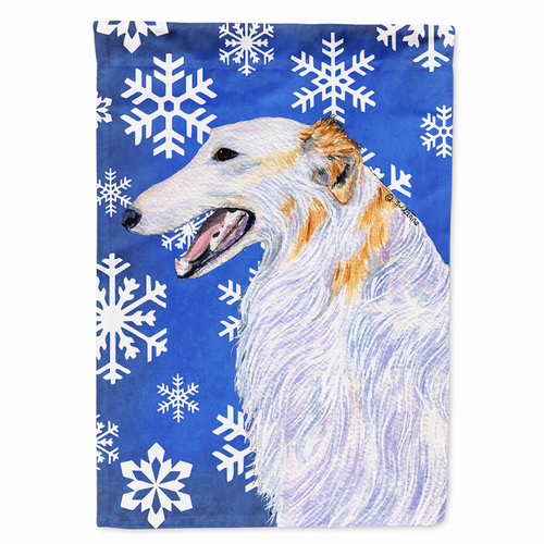 Winter Snowflakes Holiday Dog Flag Garden Size - S000213B001695P120782V000