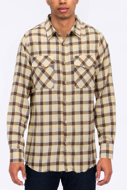 103 FLANNEL - FL103-SANDBLK-2X