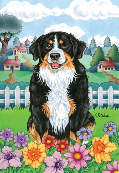 Border Collie - Best of Breed Dean Russo House and Garden Flag - bestofbreeds-149