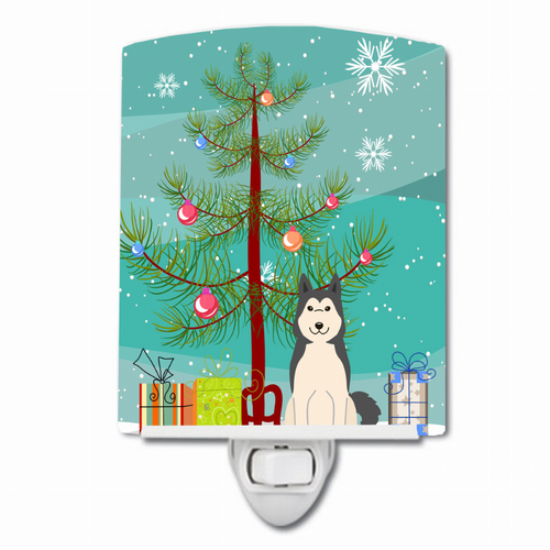 Christmas Tree and Dog Ceramic Night Light - S000213B001695P099687V000